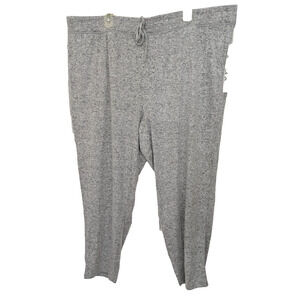 Retrology Womens Lounge Pants 3X Gray Soft Stretchy